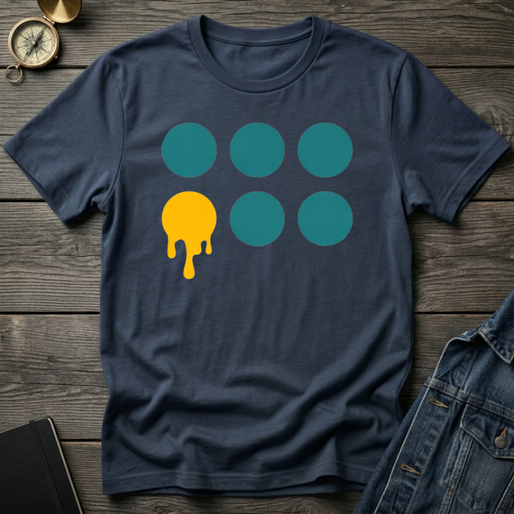 Melting circle T-Shirt