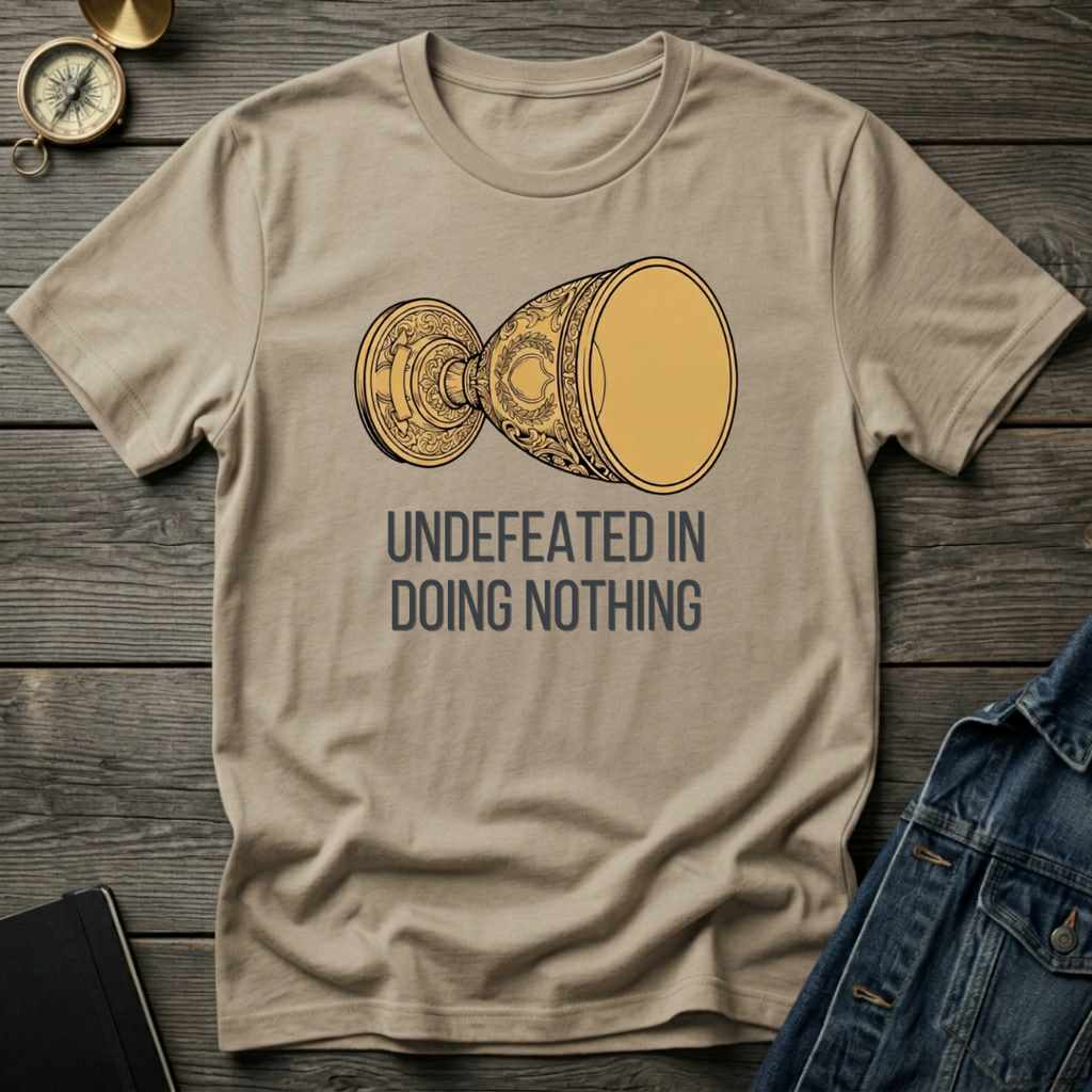Undefeated in doing nothing T‑Shirt