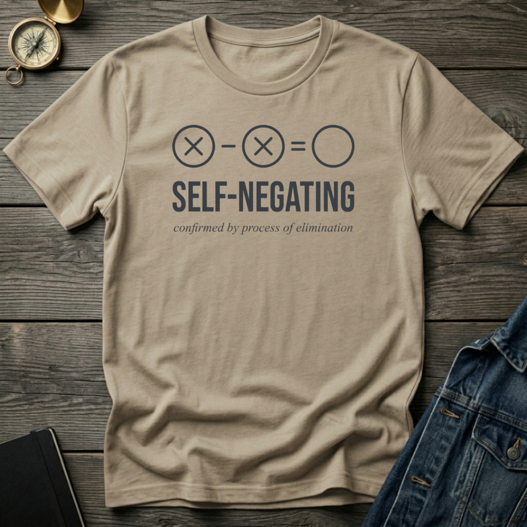 Self-negating T‑Shirt