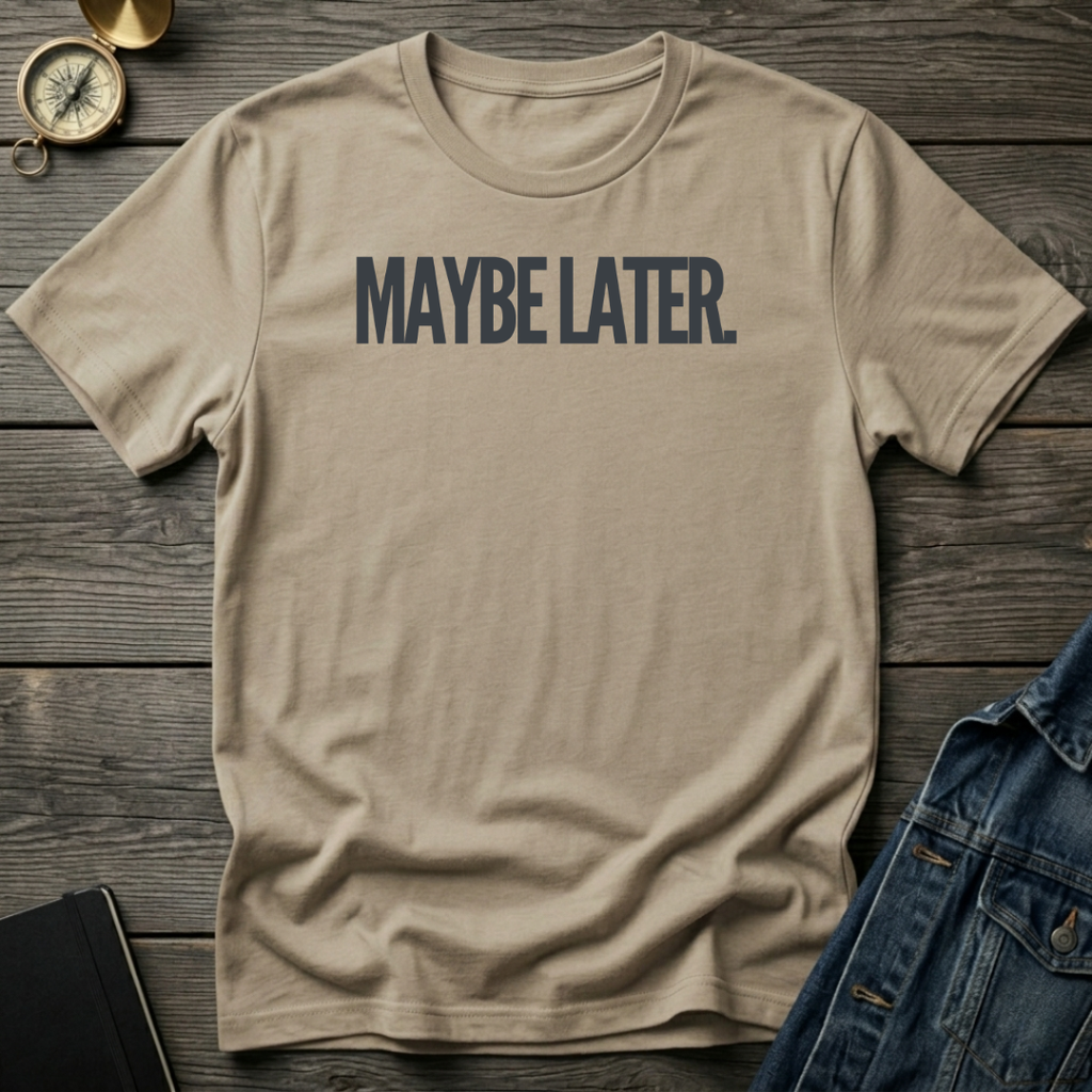 Maybe later T‑Shirt