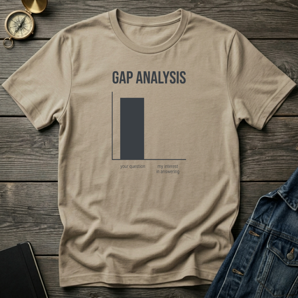 Gap analysis T‑Shirt