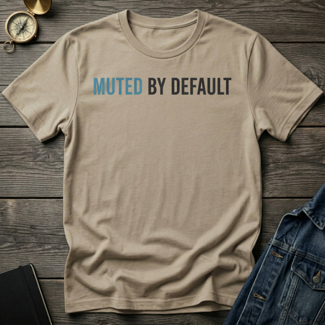 Muted by default T-Shirt