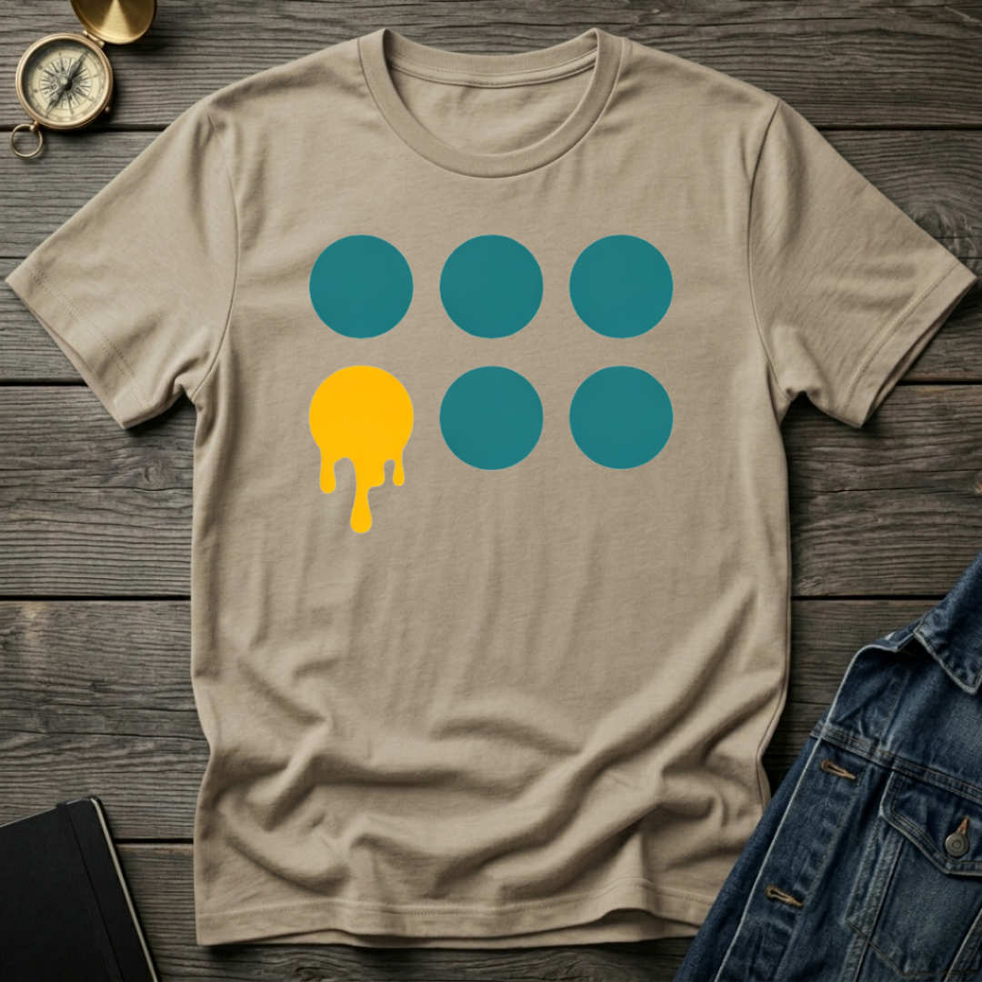 Melting circle T-Shirt