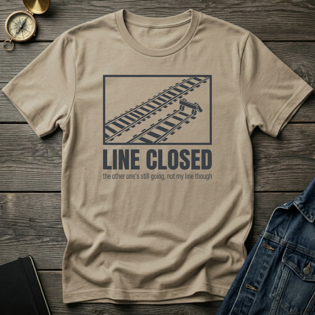 Line closed T‑Shirt