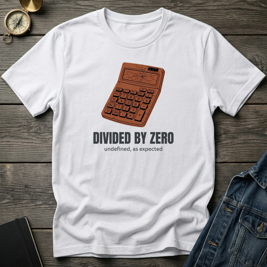 Divided by zero T‑Shirt