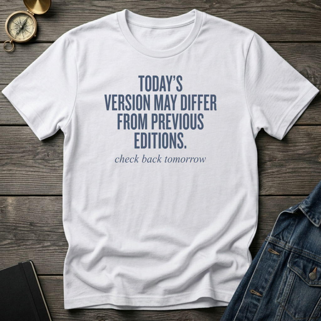 Today's version T‑Shirt