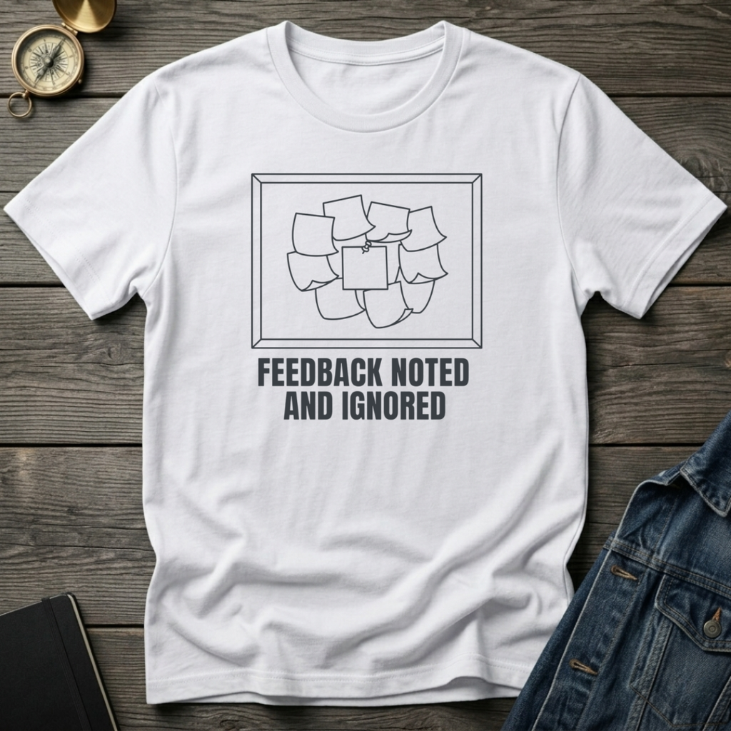 Feedback noted and ignored T‑Shirt