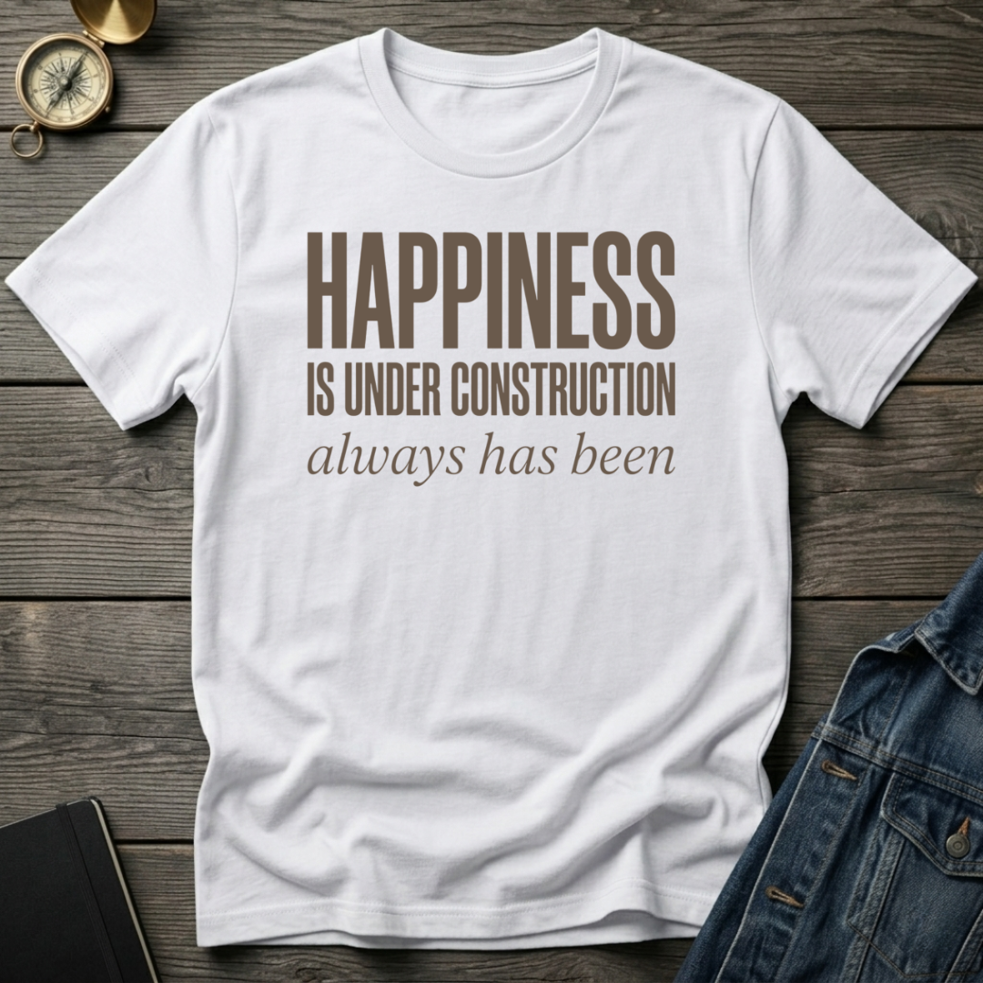 Happiness is under construction T-Shirt