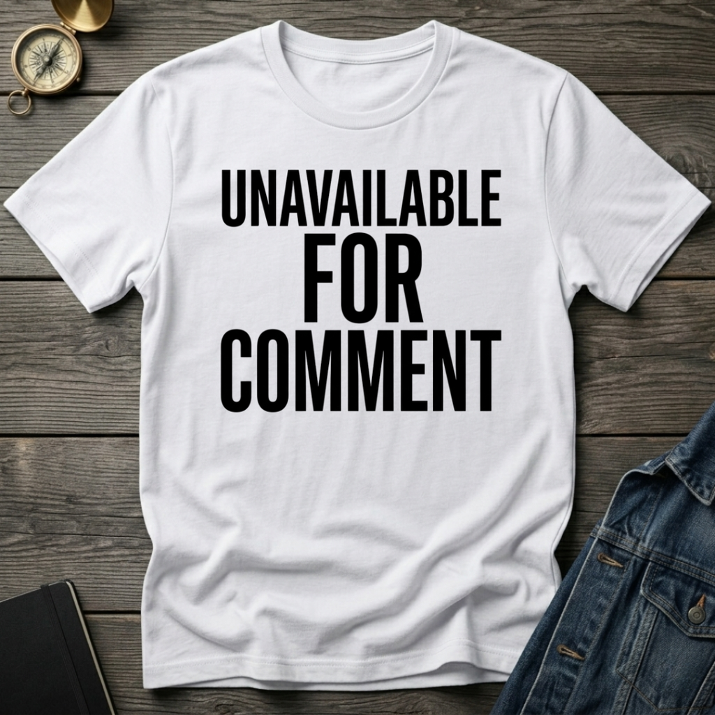 Unavailable for comment T-Shirt