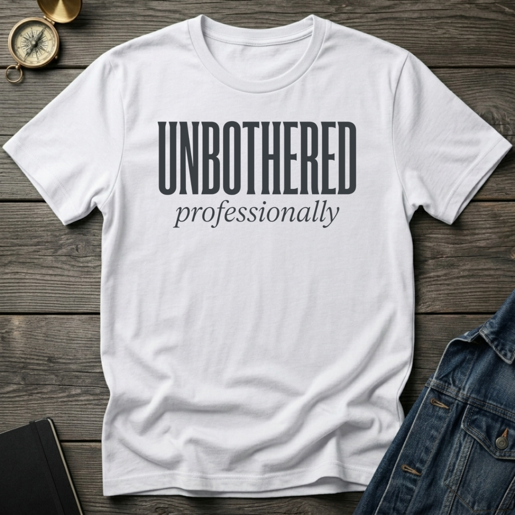 Unbothered professionally T-Shirt