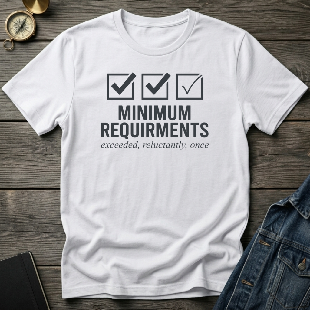 Minimum requirments T‑Shirt