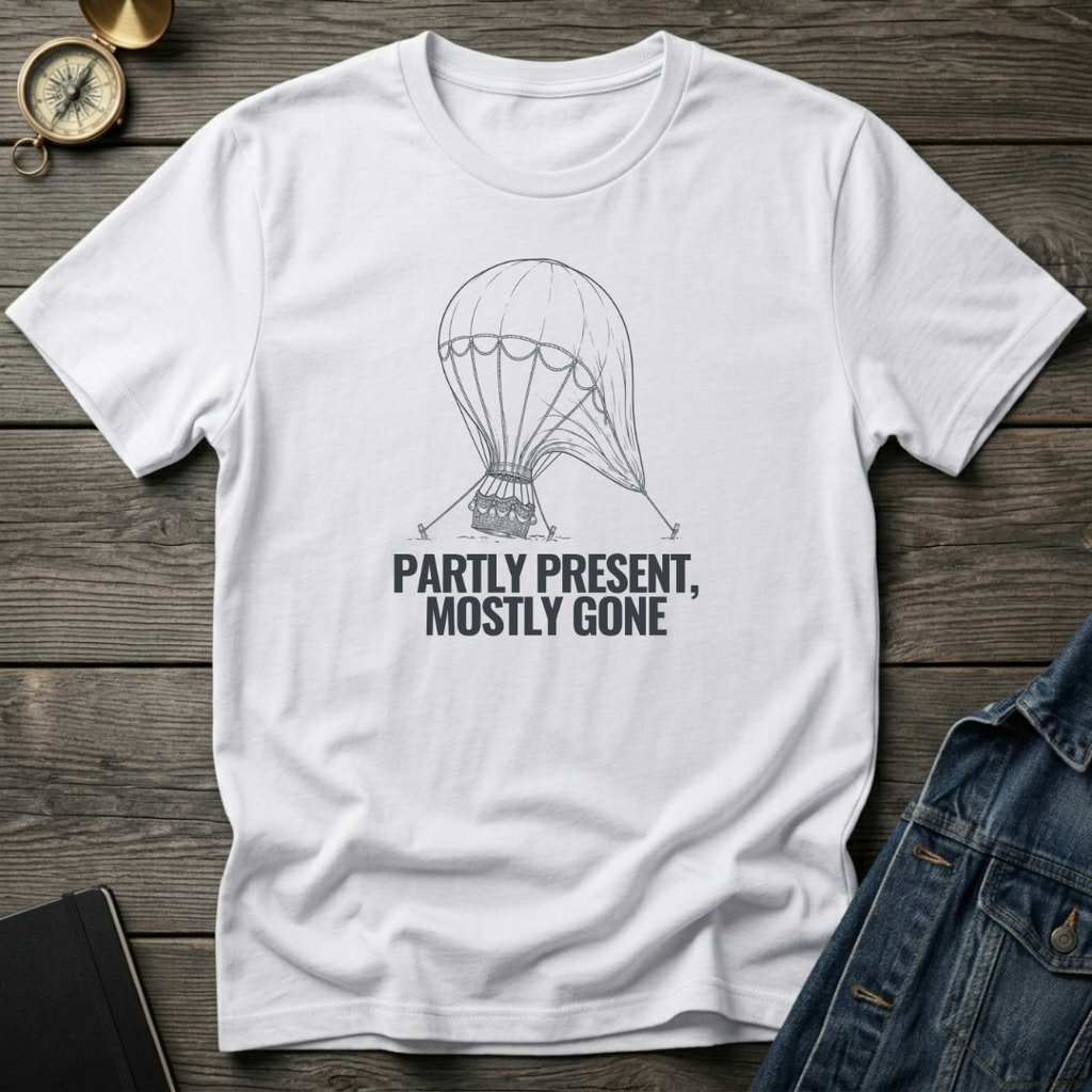 Partly present T‑Shirt
