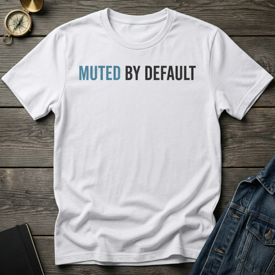 Muted by default T-Shirt