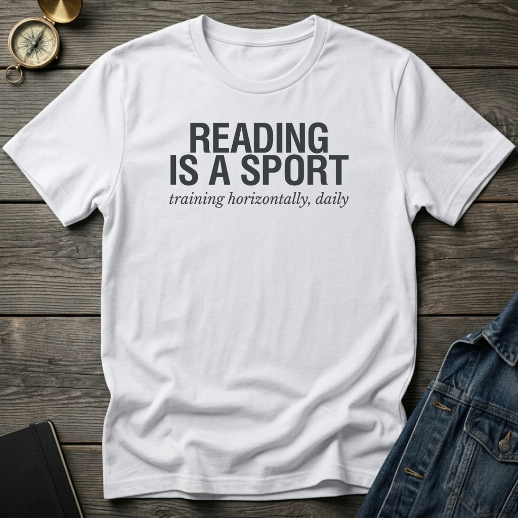 Reading is a sport T‑Shirt