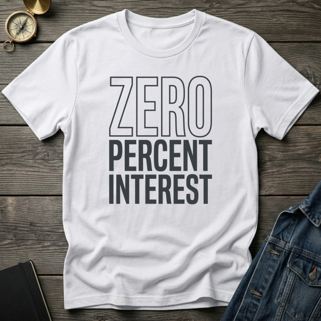 Zero percent interest T-Shirt