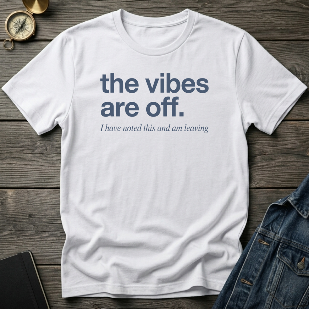 The vibes are off T‑Shirt