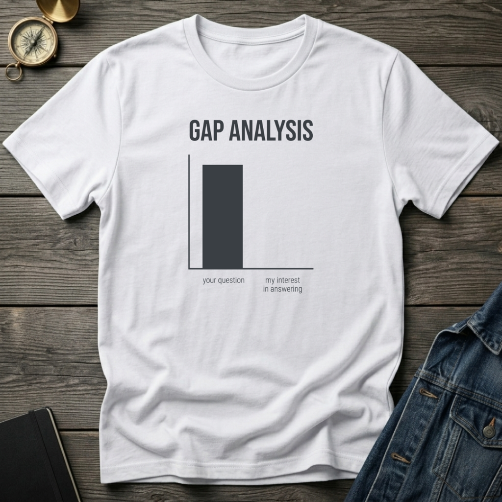 Gap analysis T‑Shirt