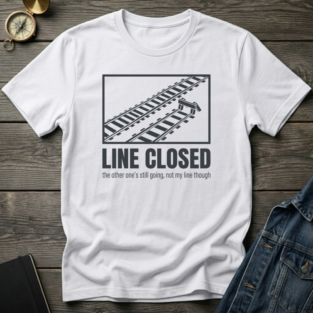 Line closed T‑Shirt