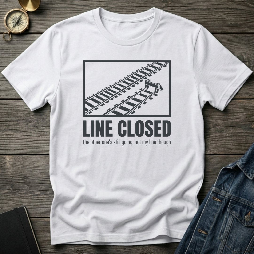 Line closed T‑Shirt