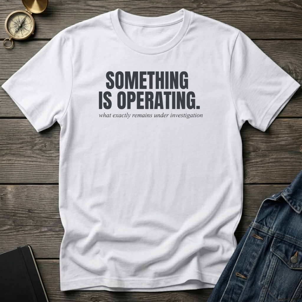 Something is operating T‑Shirt